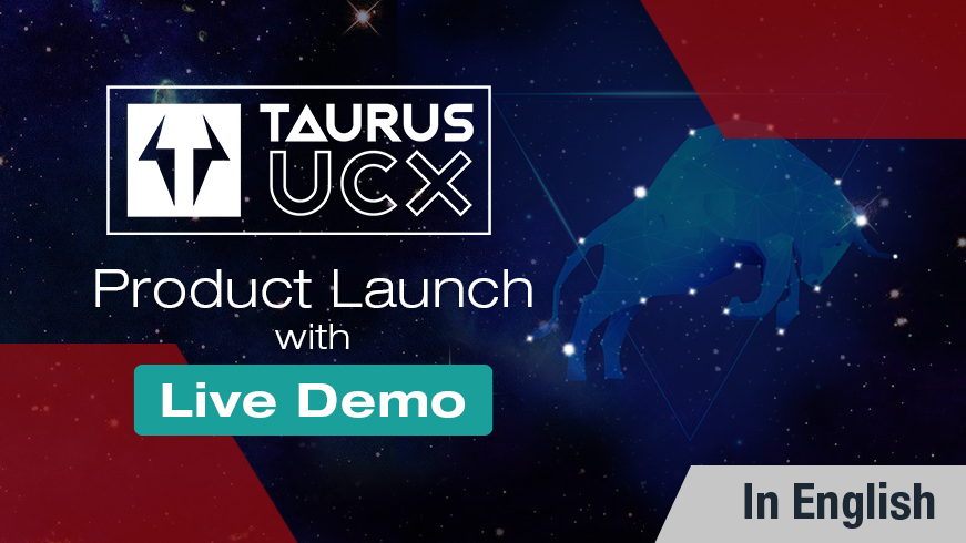 Taurus UCX with USB-C switching is here! - Product Launch Webinar with Live Demo